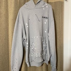 AMIRI Army Paint Hoodie (Size L Fit Like XL) $200